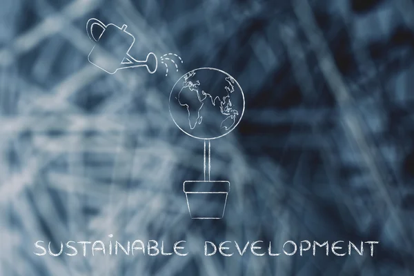 Concept of sustainable development — Stock Photo, Image