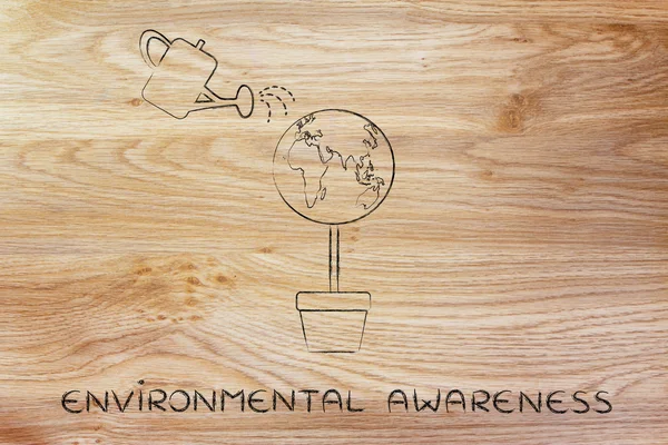 Concept of environmental awareness — Stock Photo, Image