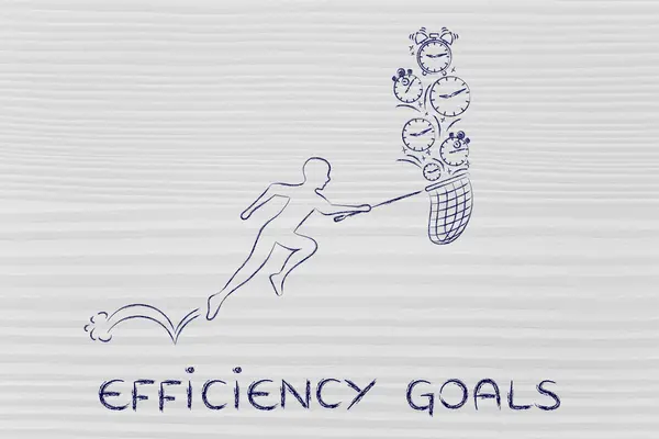 Concepto de objetivos de eficiencia —  Fotos de Stock