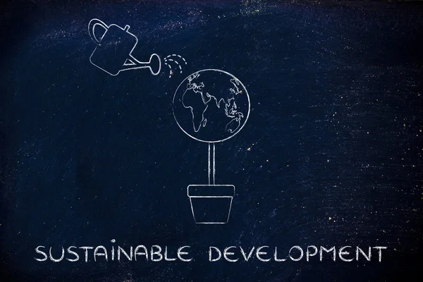 Concept of sustainable development — Stock Photo, Image