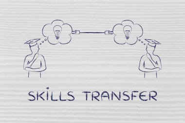 bir fiş, becerilerini transfer düşünce kabarcıklar erkeklerle bağlı