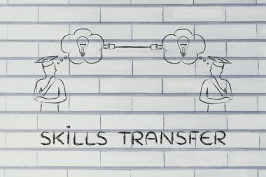 bir fiş, becerilerini transfer düşünce kabarcıklar erkeklerle bağlı