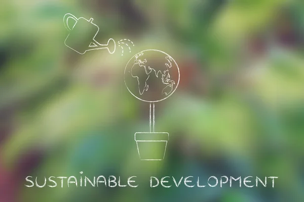 A fenntartható fejlődés — Stock Fotó