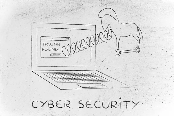 Concept de cybersécurité — Photo