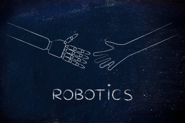 yaklaşık dokunmak, Robotik insan ve robot eller