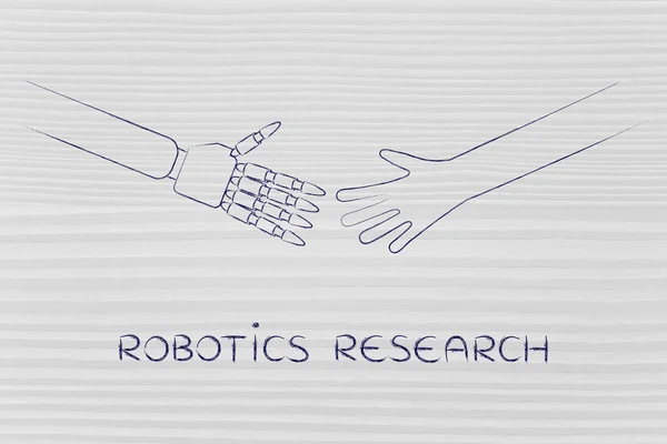 Concepto de investigación robótica —  Fotos de Stock
