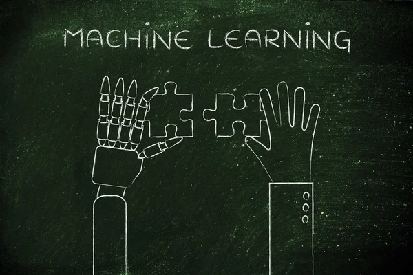 Concept of machine learning — Stock Photo, Image