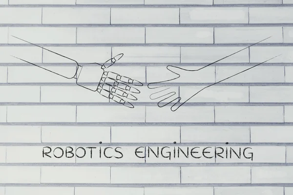 Concepto de ingeniería robótica —  Fotos de Stock