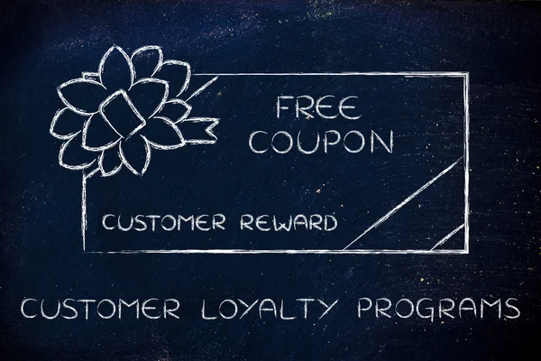 Concept of customer loyalty programs — Stock Photo, Image