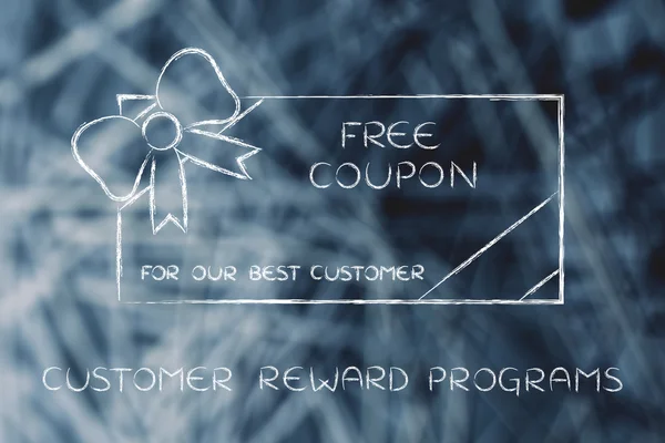 Concept of customer reward programs — Stock Photo, Image