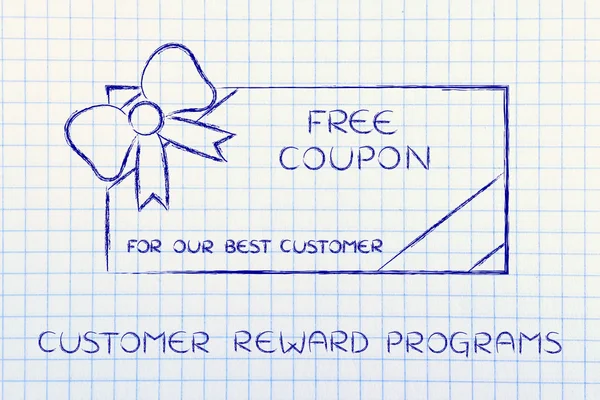 Concept of customer reward programs — Stock Photo, Image