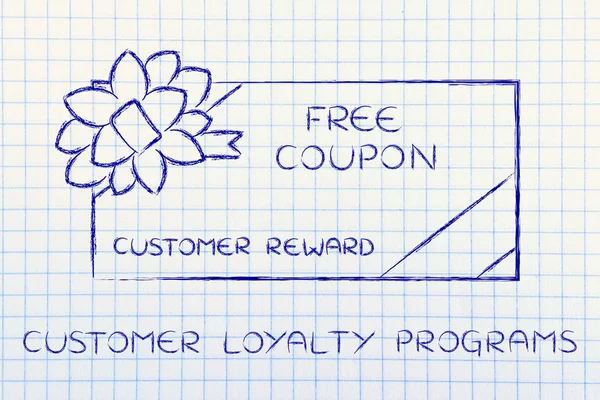 Concept of customer loyalty programs — Stock Photo, Image