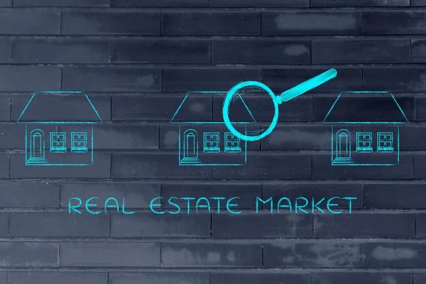 Concept of real estate market — Stock Photo, Image