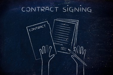 sözleşme imzalama kavramı