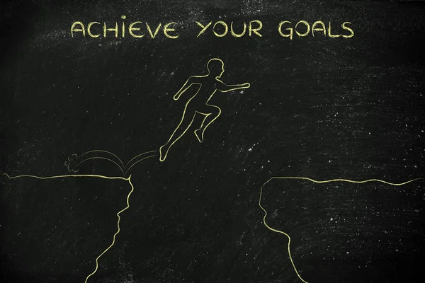 Concept of achieve your goals — Stock Photo, Image