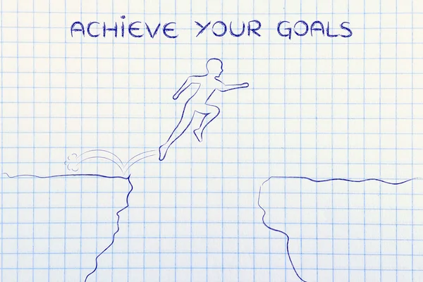 Concept of achieve your goals — Stock Photo, Image