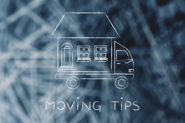 Concept of moving tips — Stock Photo, Image