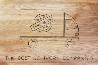En iyi teslim şirketler kavramı