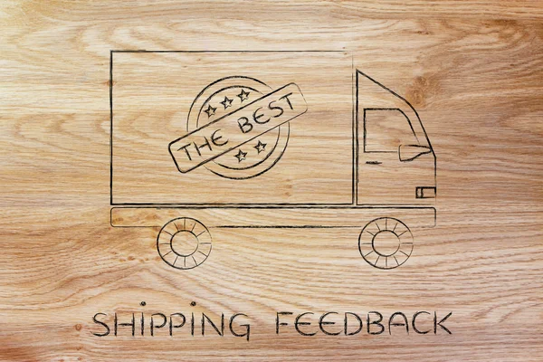 concept of shipping feedback