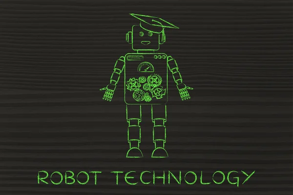 Concepto de tecnología robótica — Foto de Stock