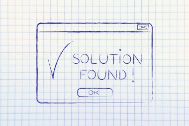 pop-up metin çözüm bulundu