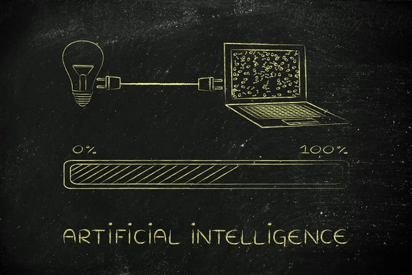 Concept of artificial intelligence — Stock Photo, Image