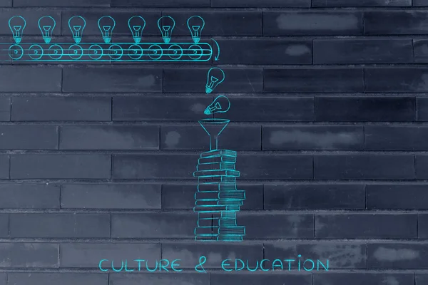 Concepto de cultura y educación — Foto de Stock