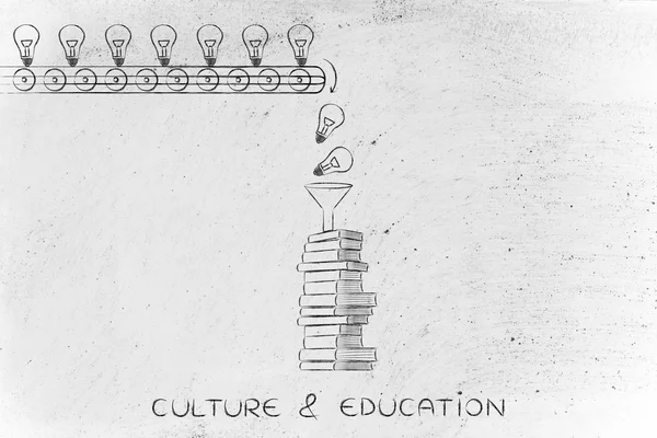 Concept cultuur & onderwijs — Stockfoto