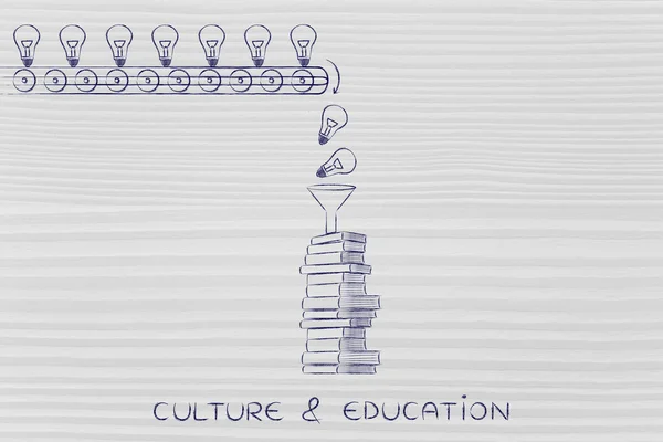 Concepto de cultura y educación — Foto de Stock