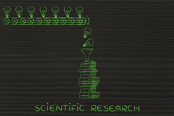 Concepto de investigación científica —  Fotos de Stock