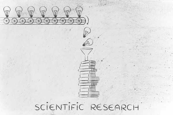 科学研究的概念 — 图库照片