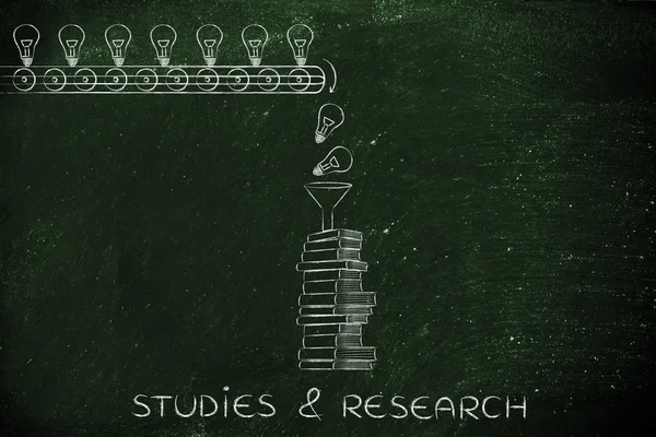 연구 및 연구의 개념 — 스톡 사진