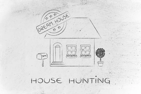 Concept of house hunting — Stock Photo, Image