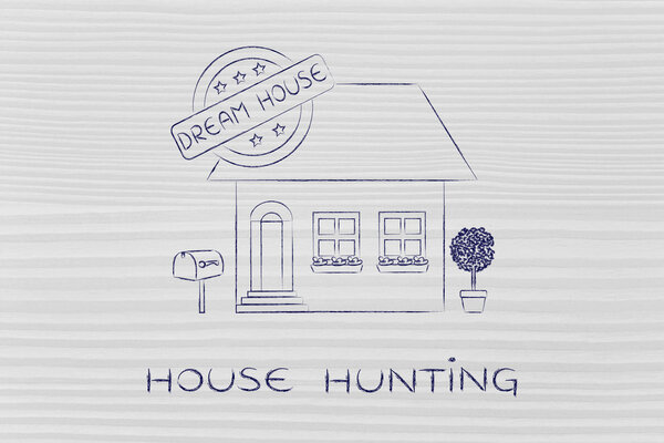 concept of house hunting