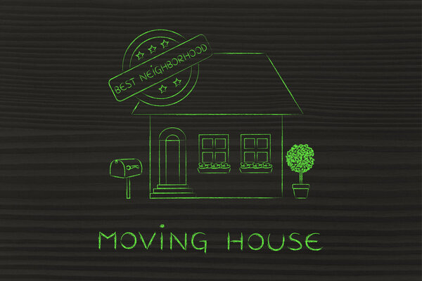 concept of moving house