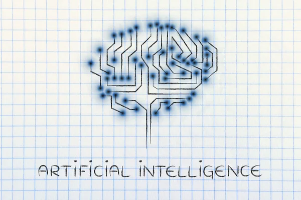 Concept of artificial intelligence — Stock Photo, Image