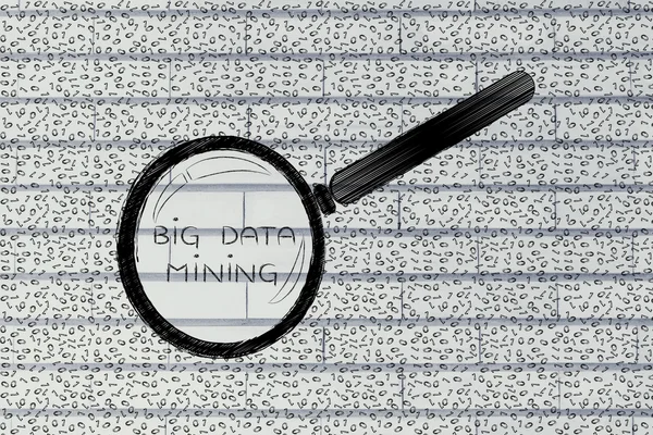 Begreppet big datautvinning — Stockfoto