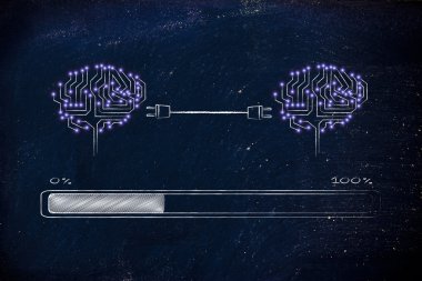 bilgi alışverişi fişler tarafından bağlı devre beyin