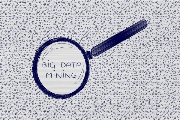 Concepto de minería de big data — Foto de Stock