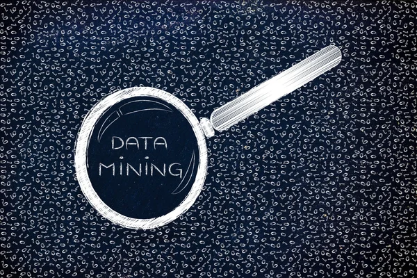 Concepto de minería de datos — Foto de Stock