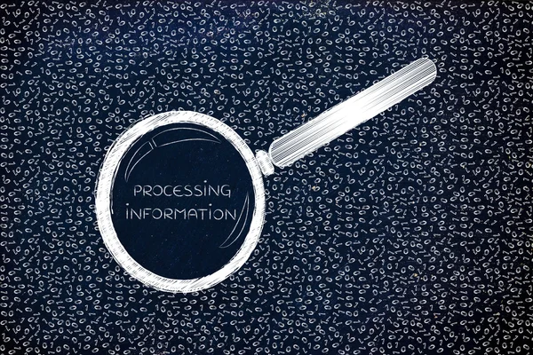 Concept of Processing Information — Stock Photo, Image