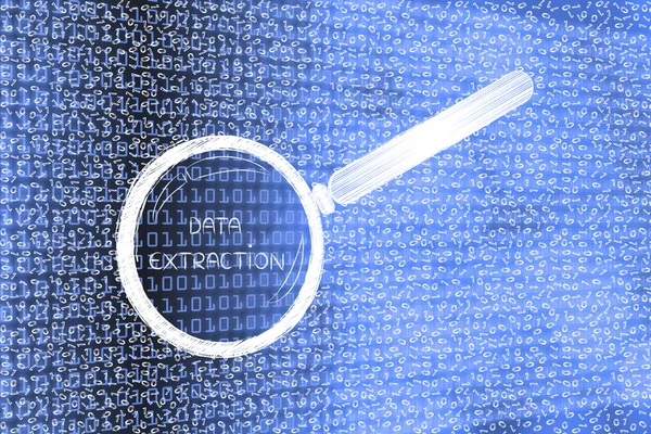 Concept of Data Extraction — Stock Photo, Image