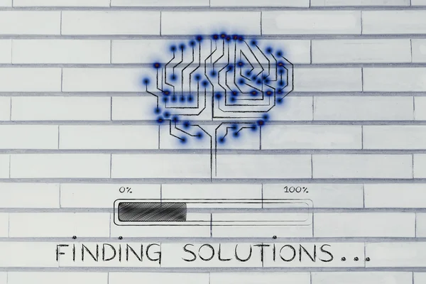 Concept of finding solutions — Stock Photo, Image