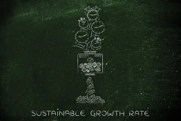 Pojęcie zrównoważonego wzrostu — Zdjęcie stockowe