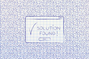 dağınık ikili kod ve metin kurmak eriyik ile açılır