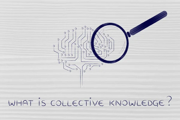 Concept de connaissance collective — Photo
