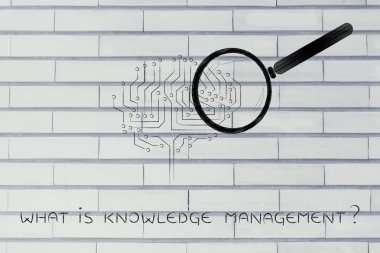 Büyüteç, toplu bilgi ile elektronik beyin