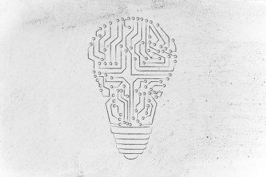 elektronik devreler yapılan ampul