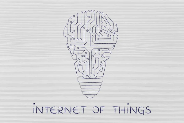 Concept van internet van dingen — Stockfoto