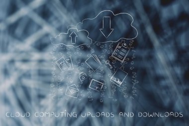 Bulut bilgi işlem karşıya yüklemeleri ve karşıdan yüklemeler kavramı